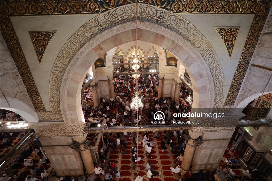 La mezquita de al-Aqsa celebra el Eidl al-Adha en Jerusalén