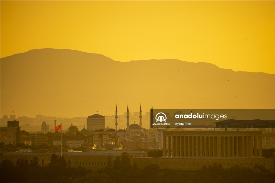 Ankara'da gün batımı