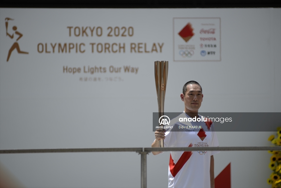 Concluye la última etapa del relevo de la antorcha olímpica en Tokio, Japón