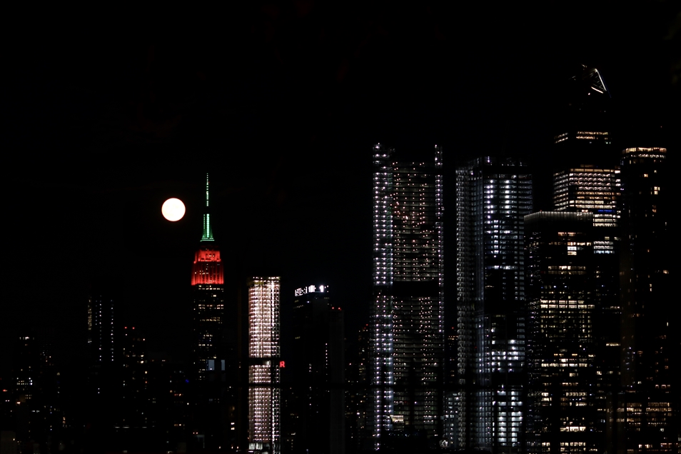 Hëna e plotë në New York