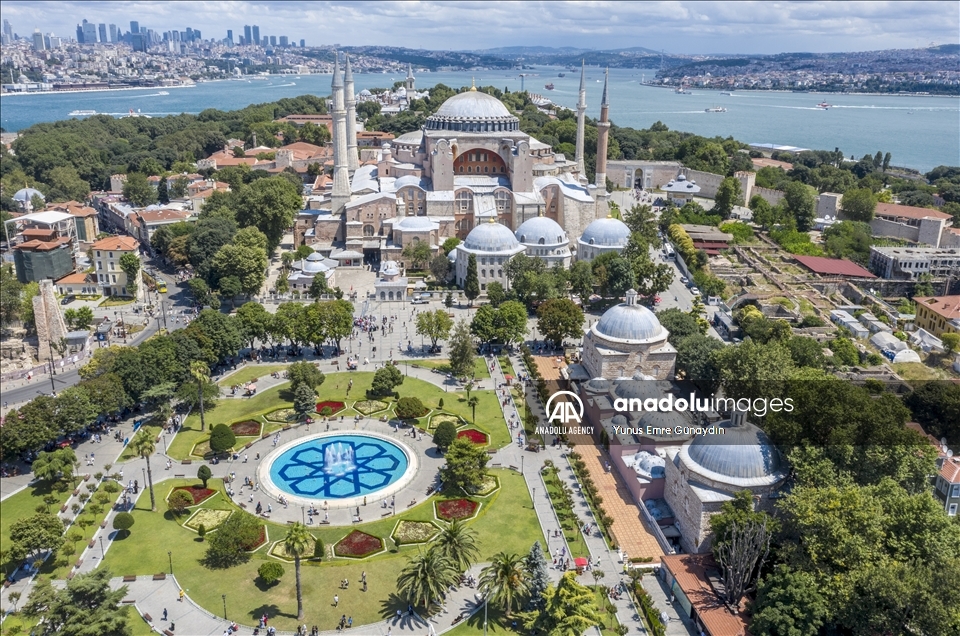 First anniversary of reopening of Hagia Sophia Grand Mosque for worship