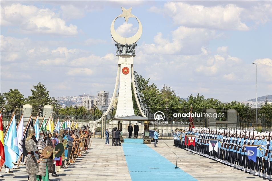 Cumhurbaşkanı Erdoğan, Angola Cumhurbaşkanı Lourenço'yu resmi törenle karşıladı