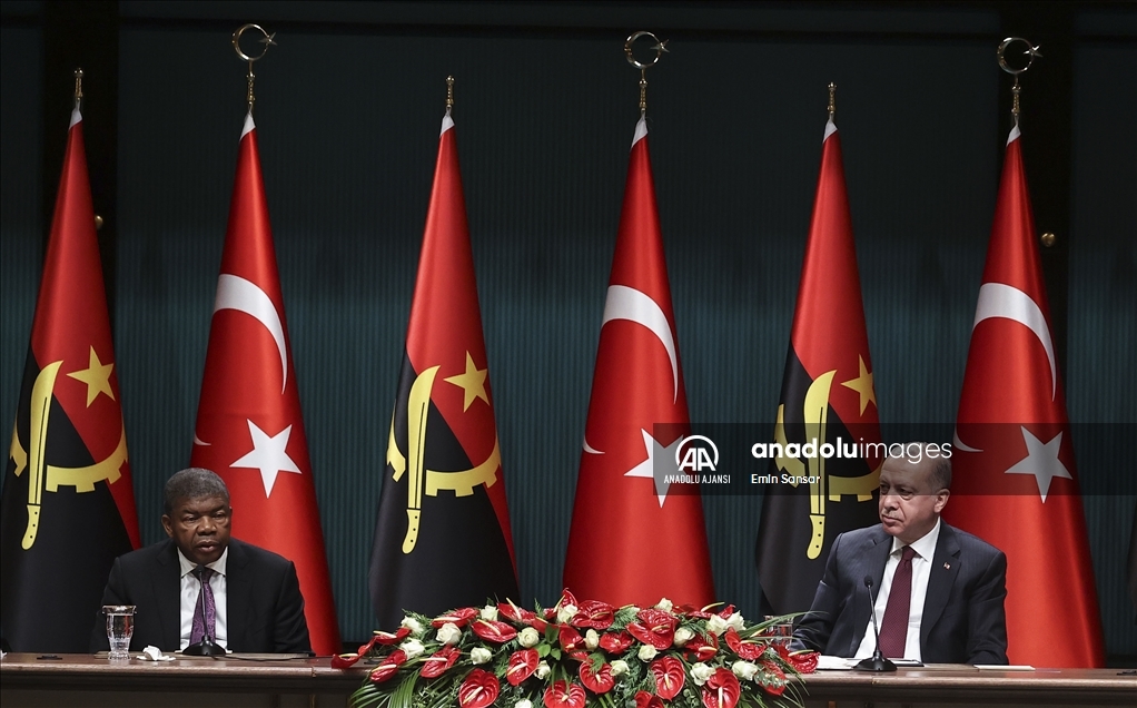 Cumhurbaşkanı Recep Tayyip Erdoğan - Angola Cumhurbaşkanı Joao Manuel Gonçalves Laurenço görüşmesi