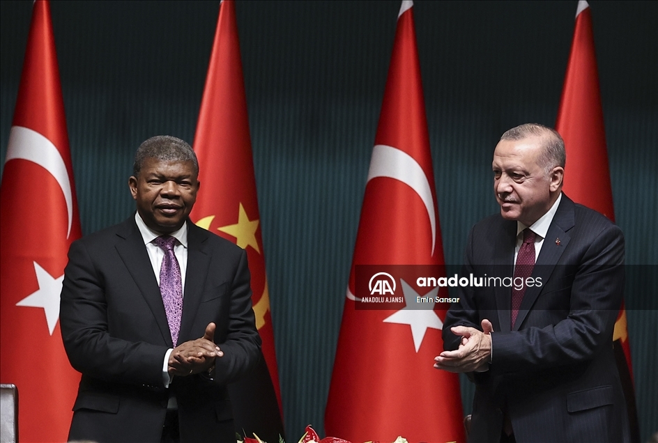 Cumhurbaşkanı Recep Tayyip Erdoğan - Angola Cumhurbaşkanı Joao Manuel Gonçalves Laurenço görüşmesi