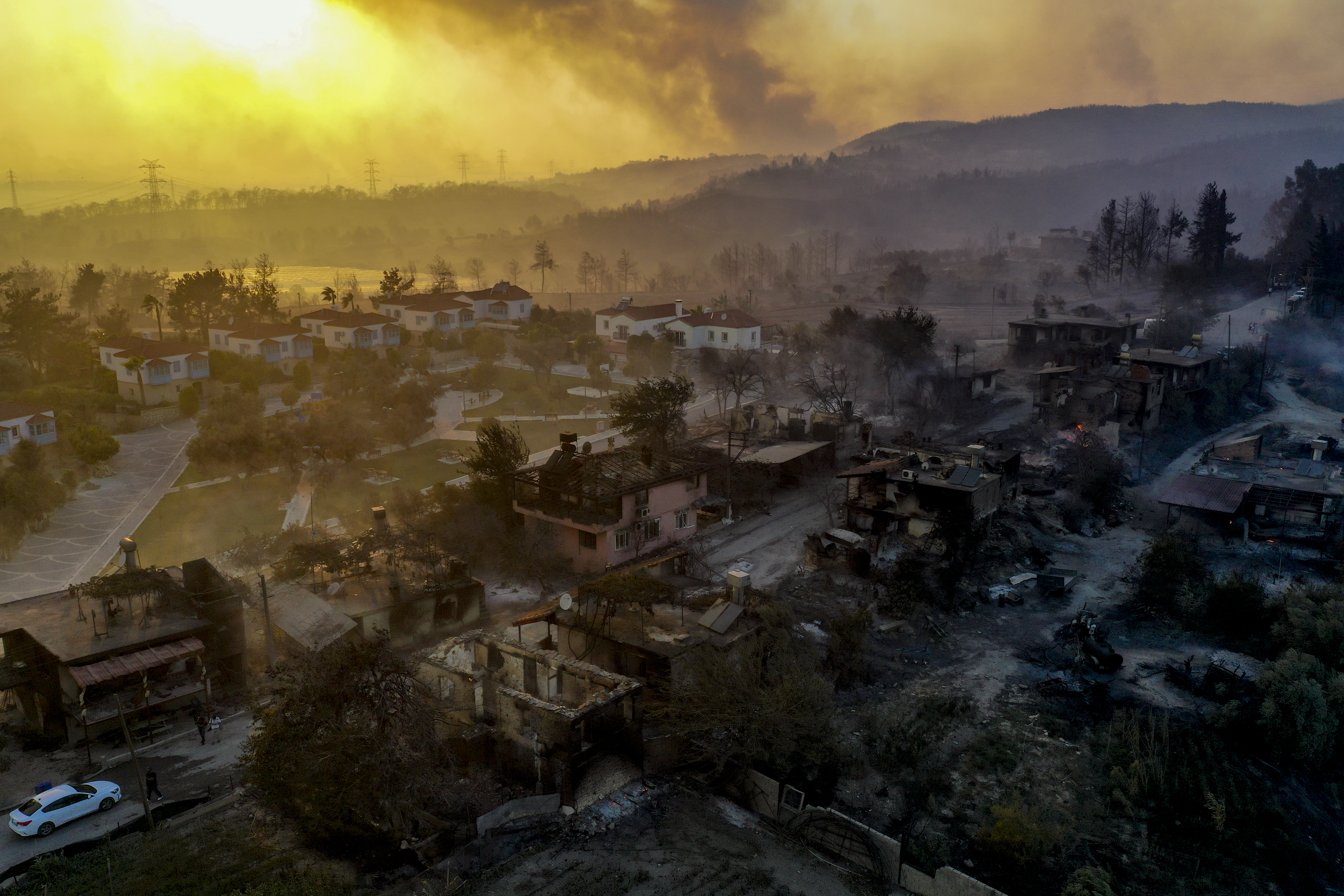 Turkey fights forest fires raging through country's south