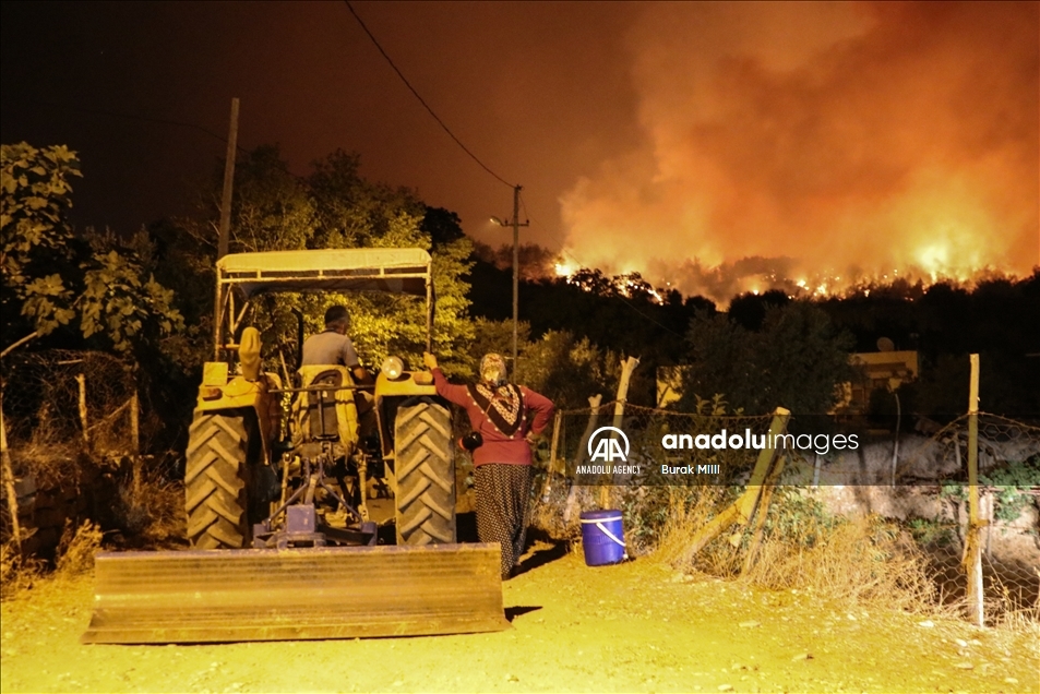 Forest fire in Turkey's Osmaniye