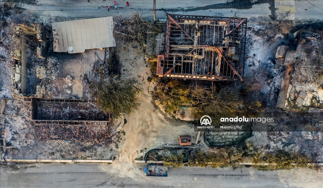 Forest fire in Turkey's Antalya