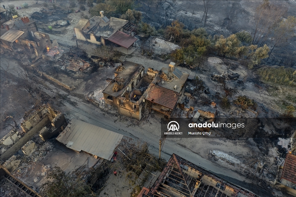 Forest fire in Turkey's Antalya