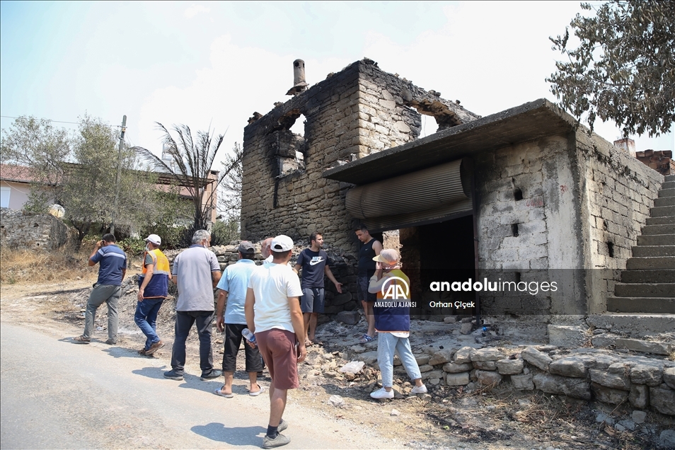 Manavgat'daki orman yangını