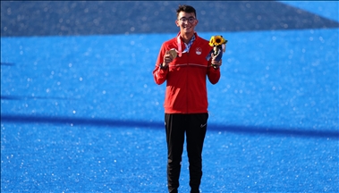 Turkish archer Mete Gazoz won the gold medal in men's individual archery final at the 2020 Tokyo Olympic Games
