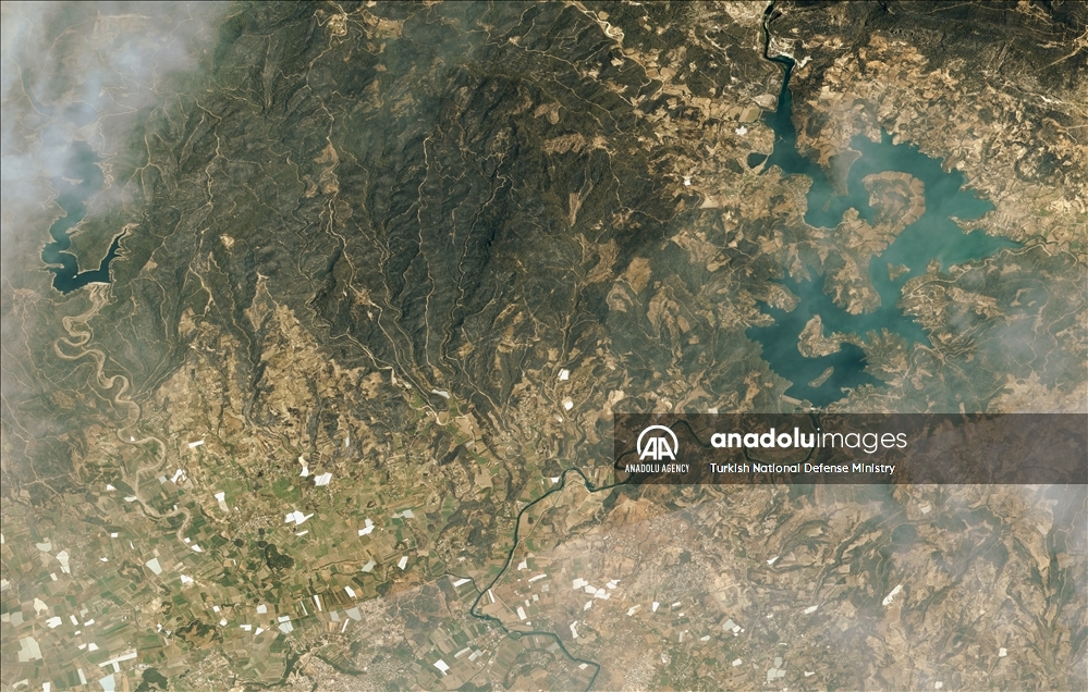 Forest fires in southern Turkey