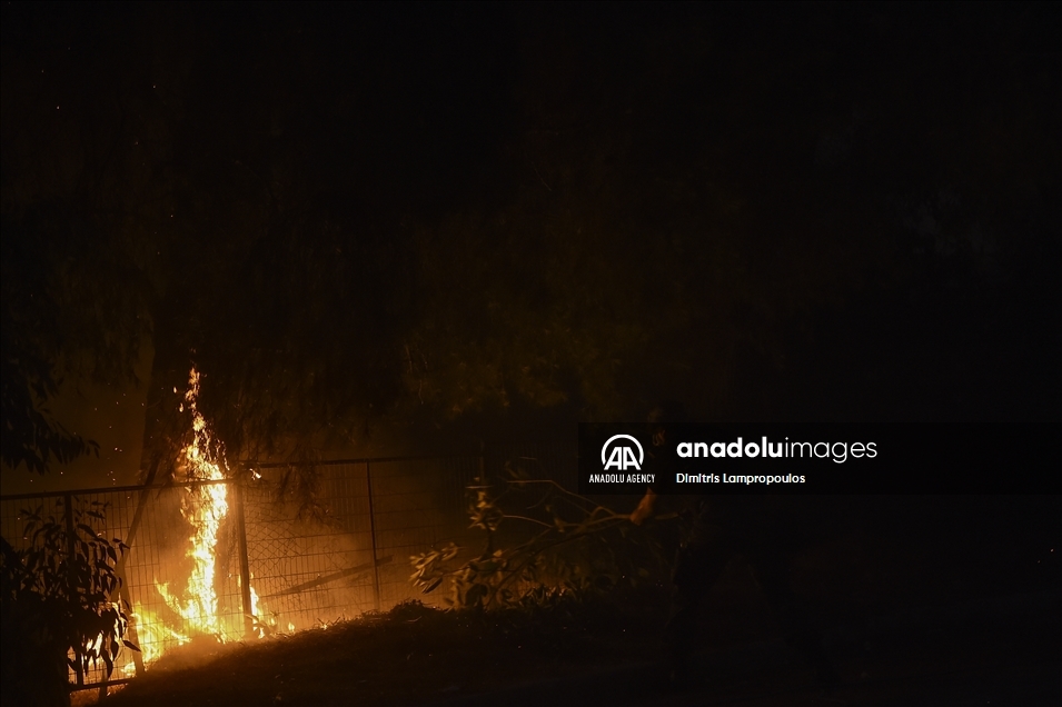 اندلاع حرائق غابات جديدة في اليونان