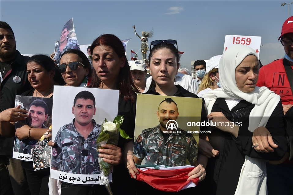 احتجاجات ذكرى انفجار بيروت.. 21 جريحا ومحاولة لاقتحام البرلمان