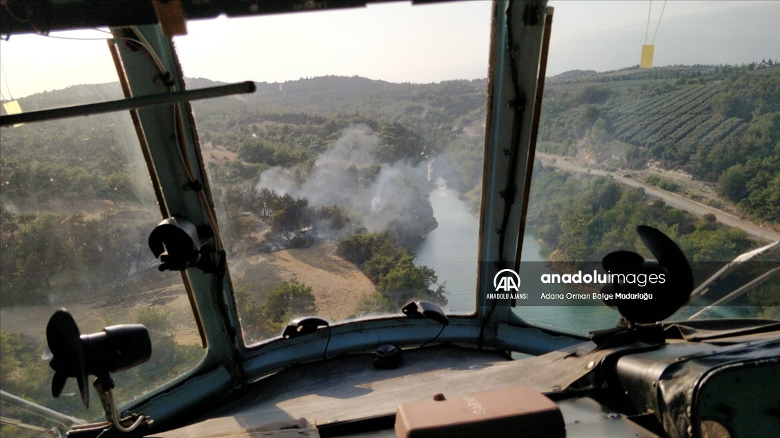 İHA'ların tespit ettiği orman yangınları, helikopter ve uçakların müdahalesiyle kontrol altına alındı