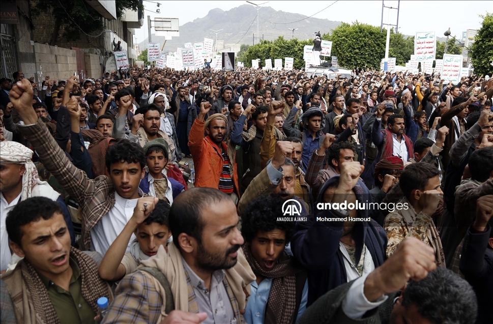 Yemen'e saldırılar ve Suudi Arabistan'ın uyguladığı ambargo protesto edildi