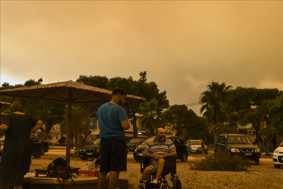 Wildfire in Greece