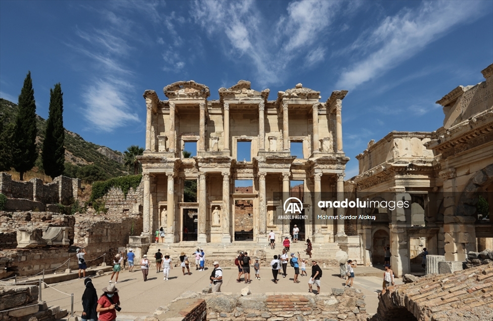La maravillosa antigua ciudad de Éfeso en Turquía