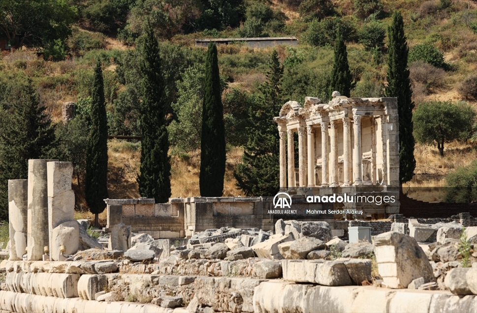 La maravillosa antigua ciudad de Éfeso en Turquía
