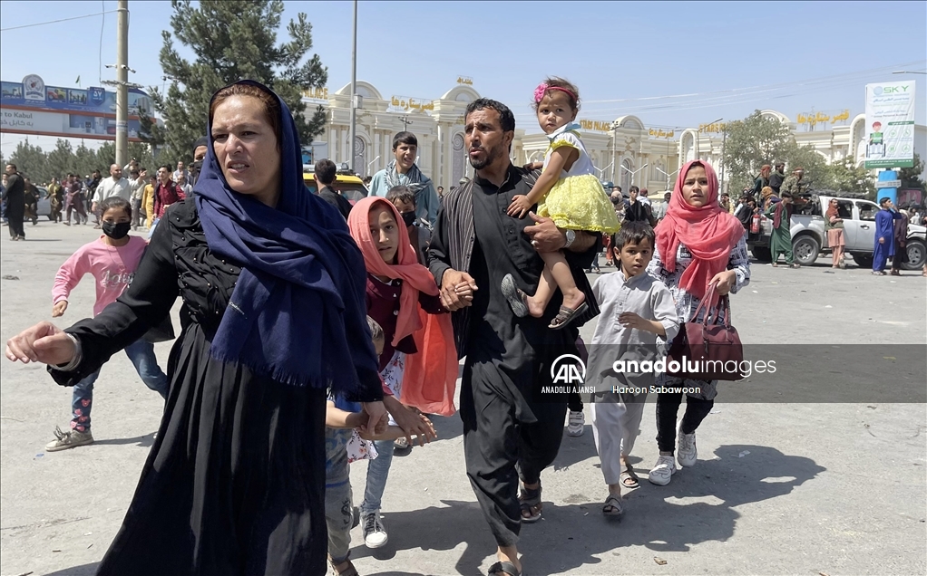 Kabil Uluslararası Havalimanında yoğunluk
