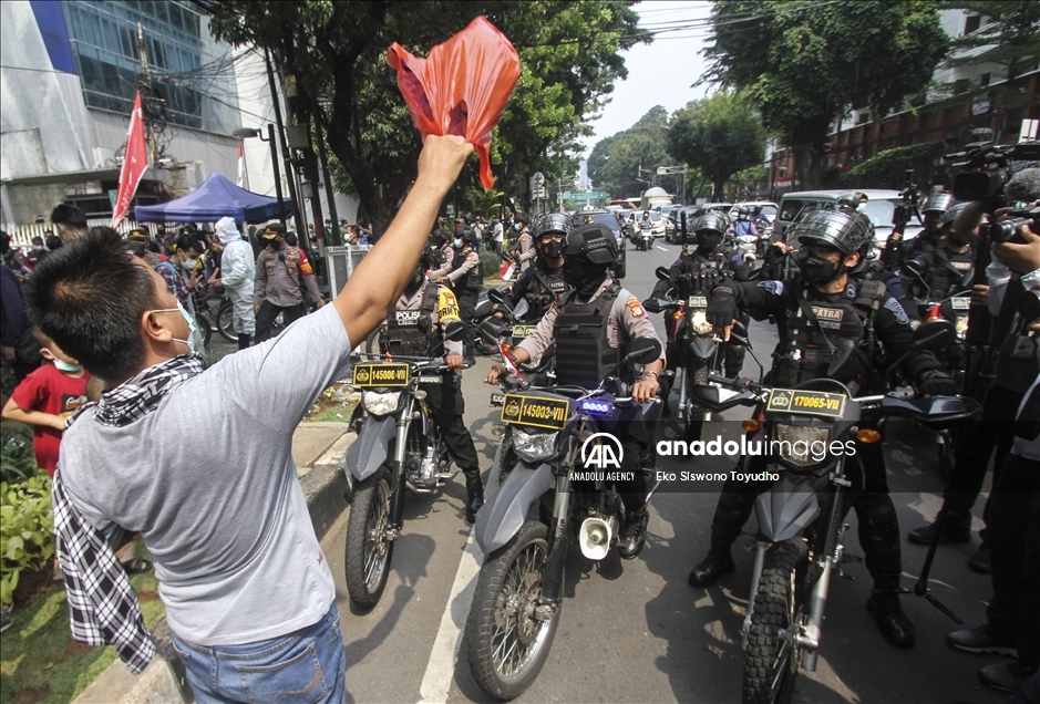 Warga Afghanistan gelar demonstrasi di Jakarta