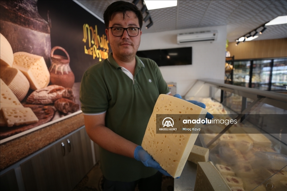 Turquie: Un jeune diplômé en sciences politiques devenu producteur du fromage de Mihalic