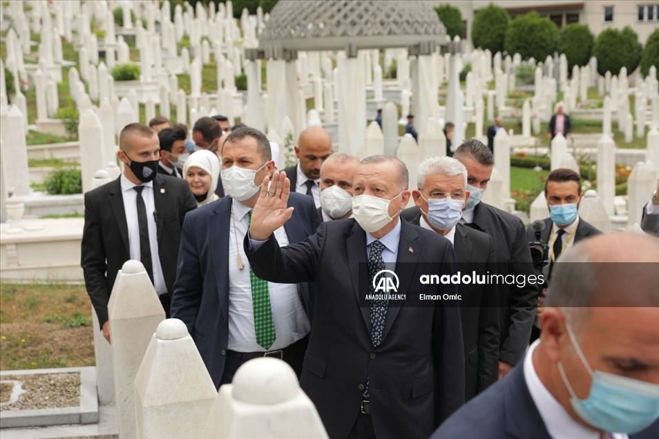 Turkish President Recep Tayyip Erdogan visits Bosnia and Herzegovina