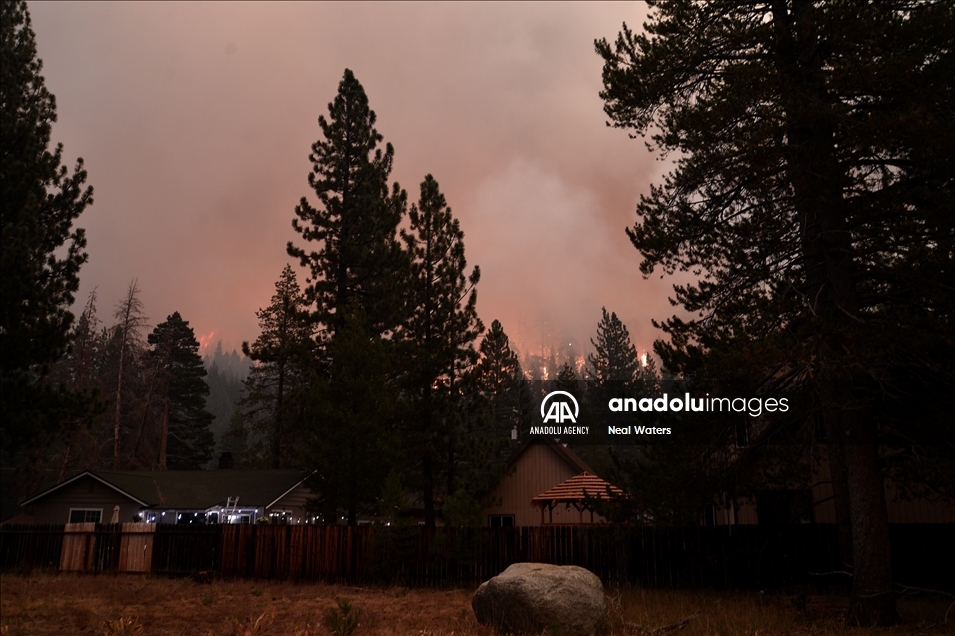 Caldor Fire moves towards the residential areas