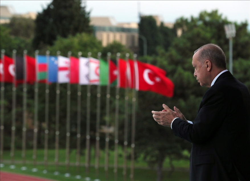 Cumhurbaşkanı Erdoğan, MSÜ Deniz ve Hava Harp Okulu Diploma Alma ve Sancak Devir Teslim Töreni'ne katıldı