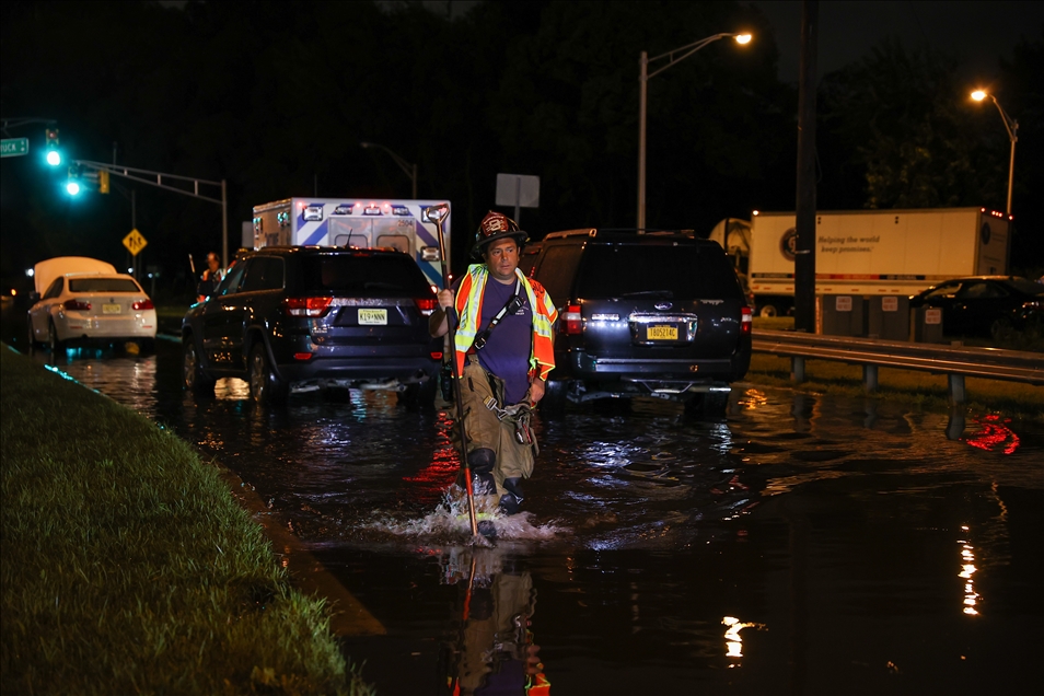 New Jersey'de fırtına ve sağanak