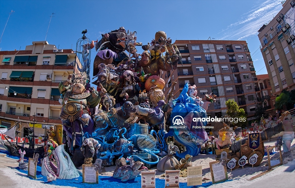 Así se vivió el festival de las Fallas en Valencia, España