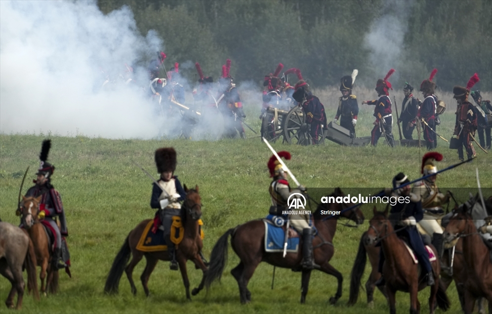 La reconstrucción de la principal batalla de la invasión de Napoleón a Rusia