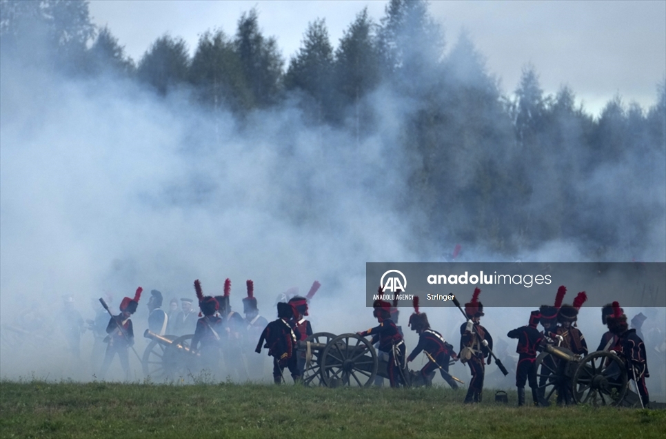 La reconstrucción de la principal batalla de la invasión de Napoleón a Rusia