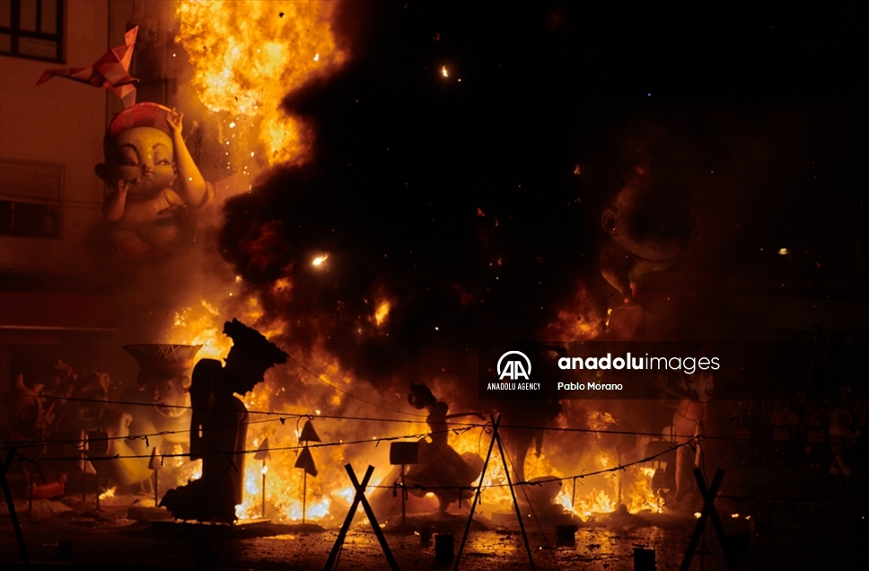 Así se vivió el festival de las Fallas en Valencia, España