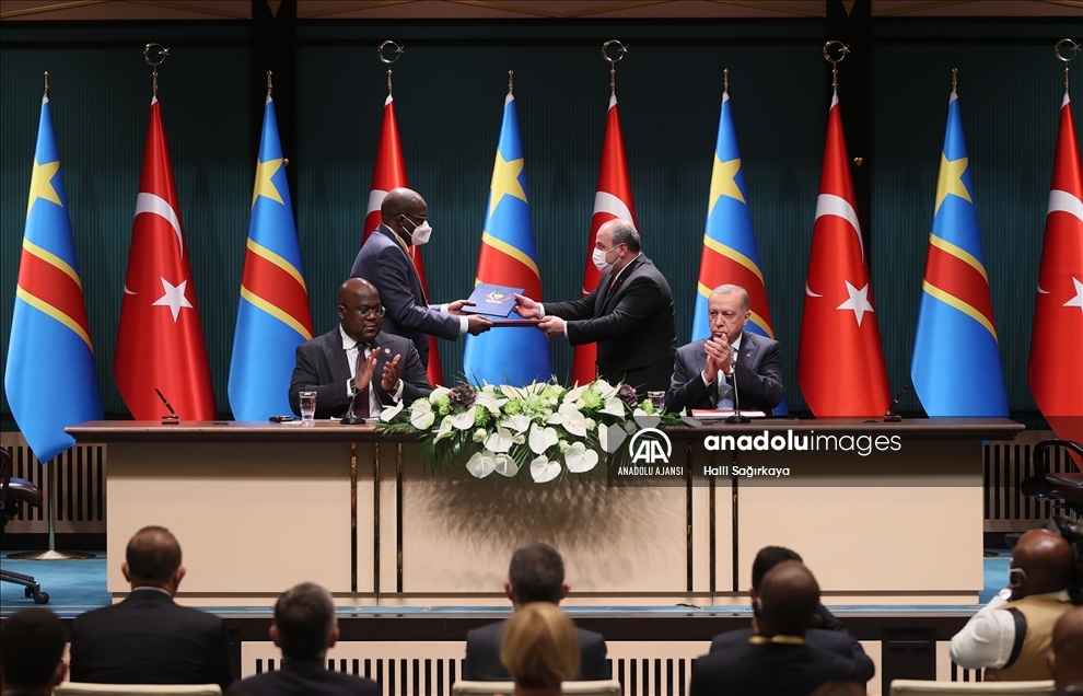 Türkiye ile Demokratik Kongo Cumhuriyeti arasında 3 anlaşma imzalandı