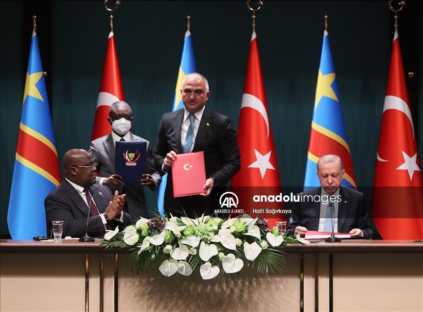 Türkiye ile Demokratik Kongo Cumhuriyeti arasında 3 anlaşma imzalandı