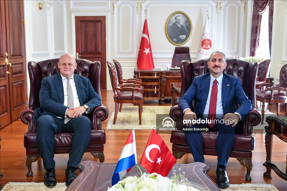 دیدار وزیران دادگستری ترکیه و هلند در آنکارا