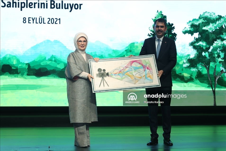 Emine Erdoğan, Sıfır Atık Kısa Film Yarışması Ödül Töreni'nde konuştu