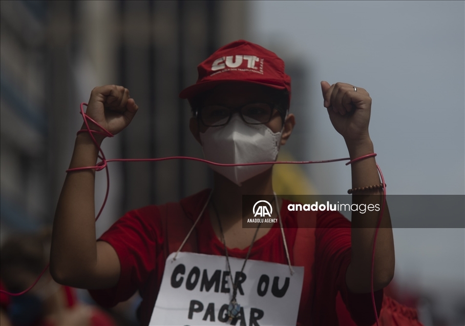 Brasileños salen a las calles en protesta contra Jair Bolsonaro en el Día de la Independencia