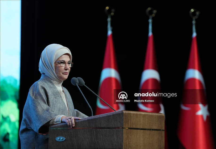 Emine Erdoğan, Sıfır Atık Kısa Film Yarışması Ödül Töreni'nde konuştu