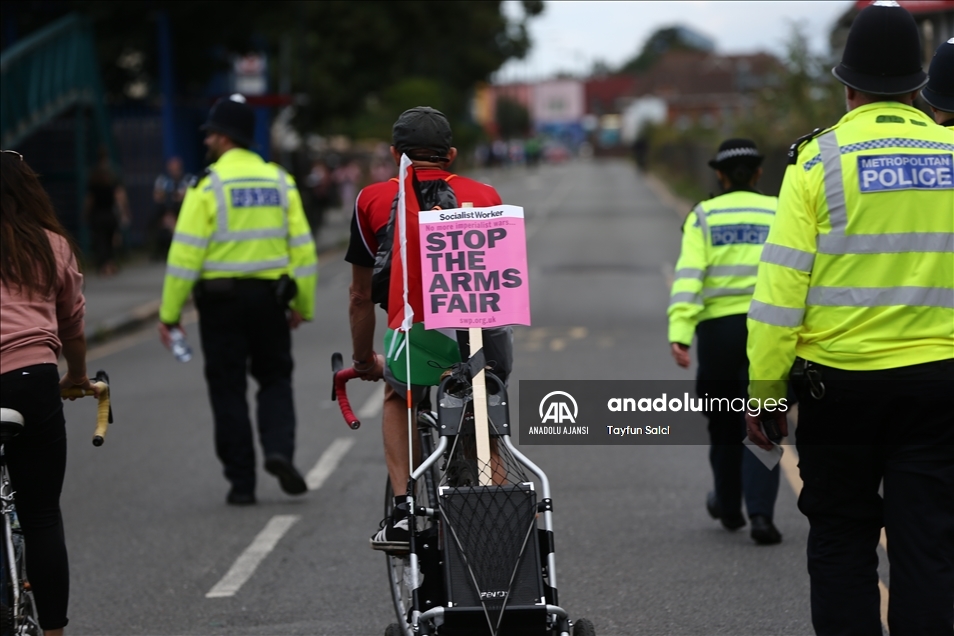 “Resist DSEI! Stop Arming Israel” Demonstarion in East London