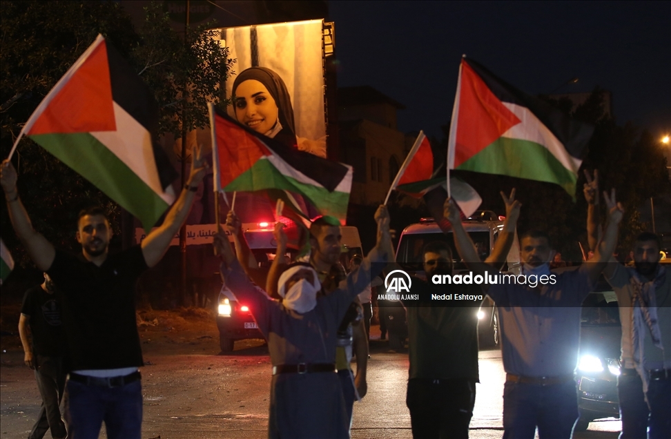 İsrail'in Filistinli tutuklulara yönelik ihlalleri Batı Şeria'da protesto edildi