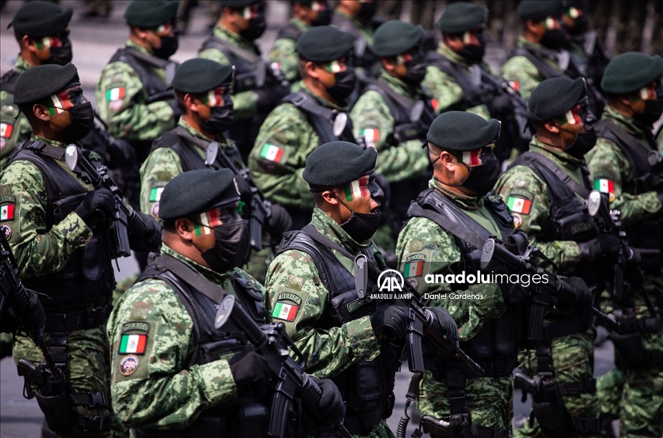 Mexico military parade