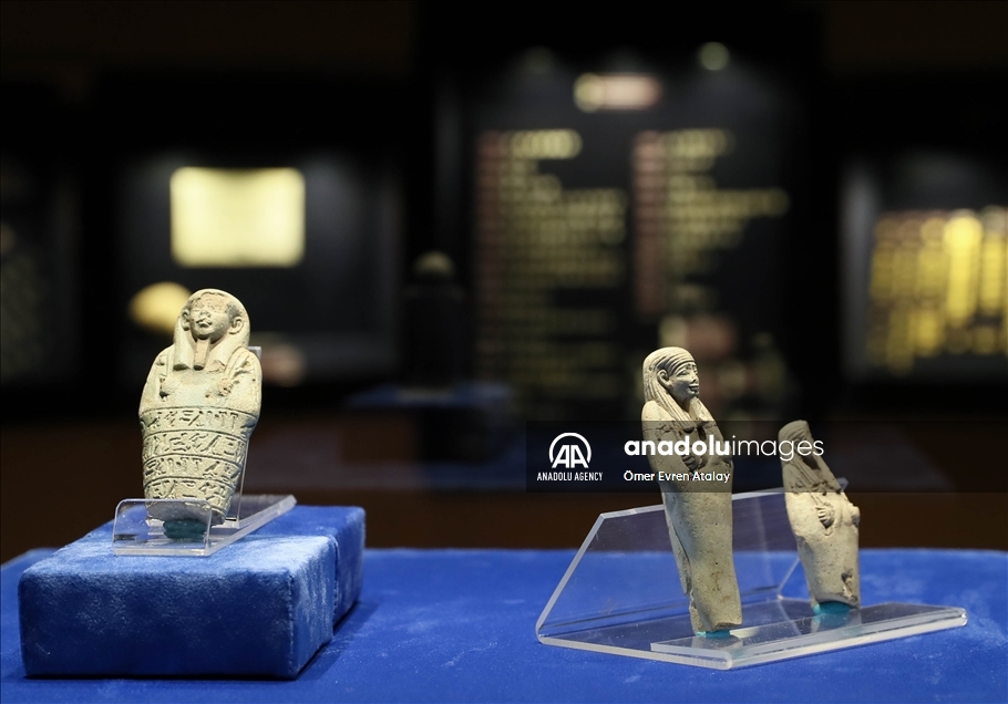 Los íconos egipcios ''ushabti'' que serán mostrados por primera vez en el Museo de Arqueología de Izmir, en Turquía