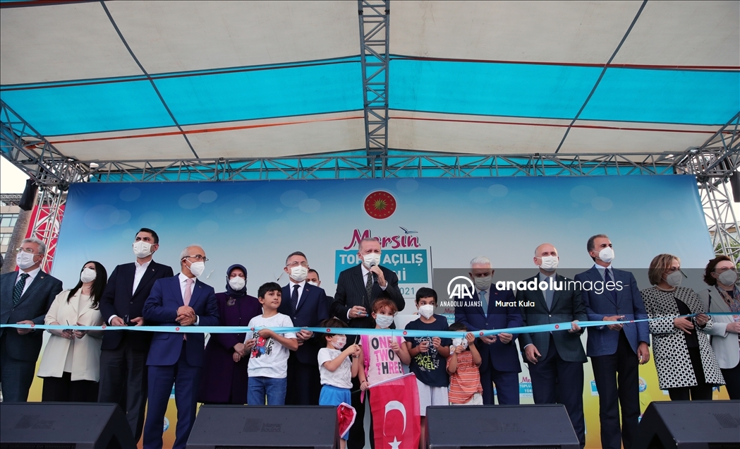 Cumhurbaşkanı Erdoğan, Mersin'de toplu açılış töreninde konuştu
