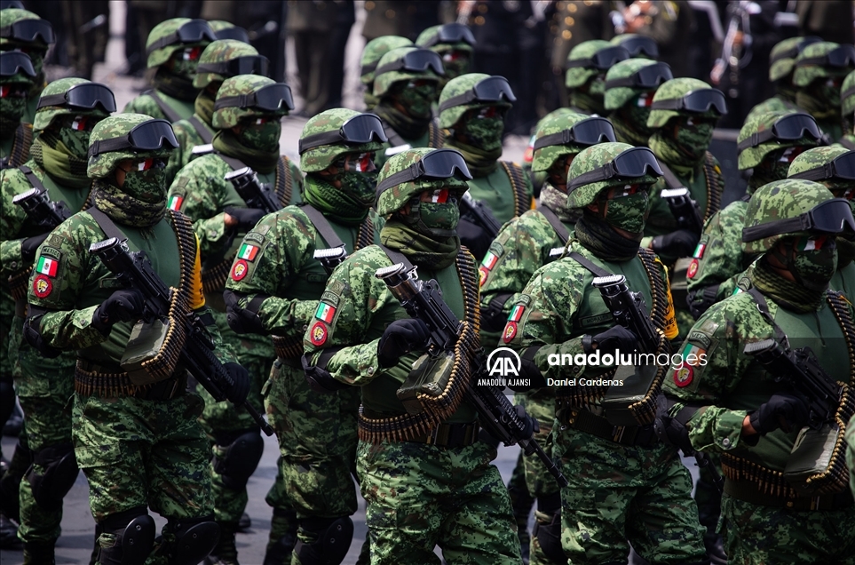 Mexico military parade