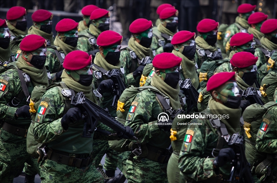 Mexico military parade
