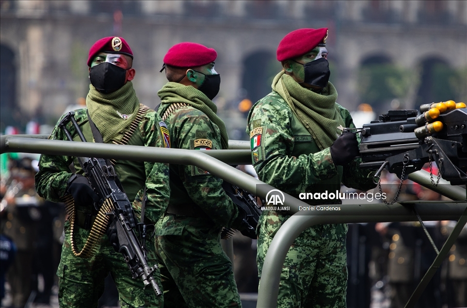Mexico military parade