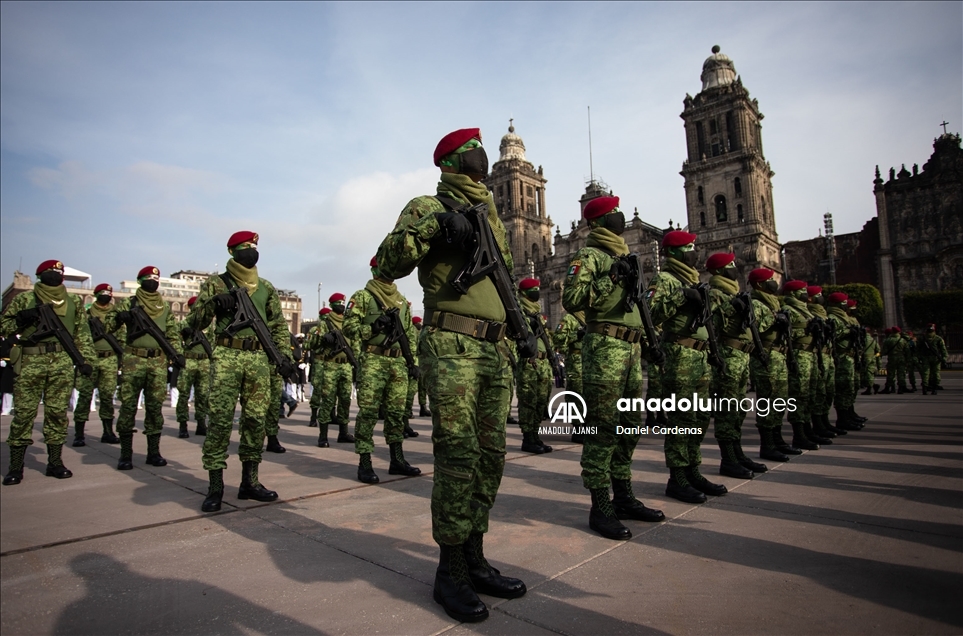 Mexico military parade