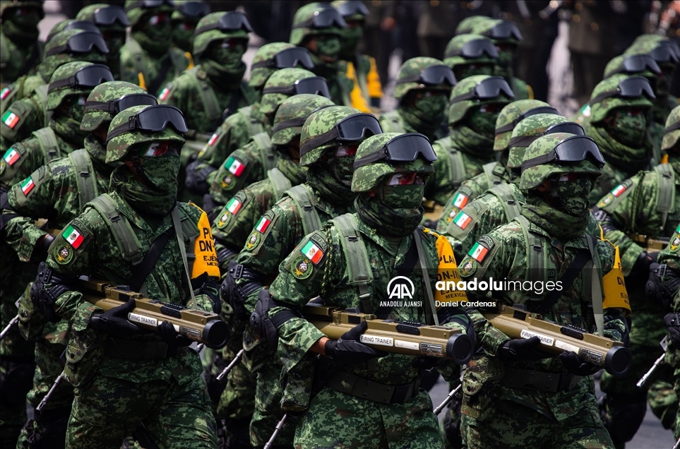 Mexico military parade