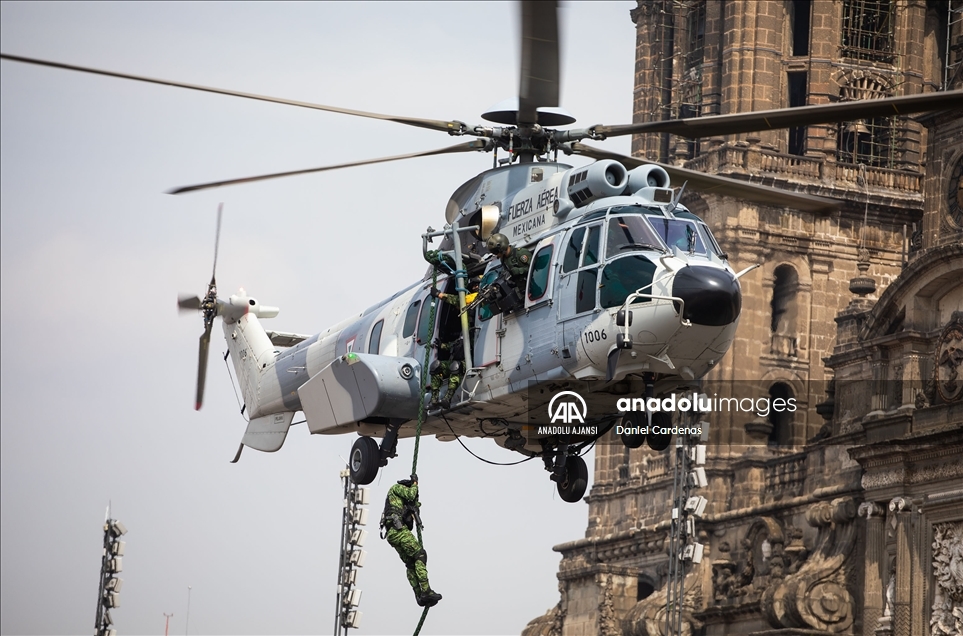 Mexico military parade